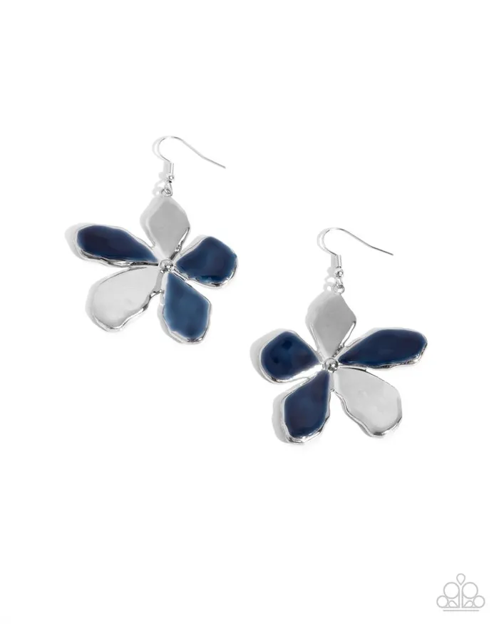 Paparazzi Earring Painted Promotion Blue Paparazzi Jewelry Earrings Paparazzi Earring Painted Promotion Blue Paparazzi Jewelry Earrings