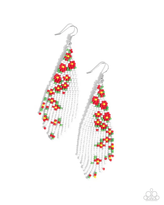 Paparazzi Earring Picturesque Patchwork Red Paparazzi Jewelry Earrings Paparazzi Earring Picturesque Patchwork Red Paparazzi Jewelry Earrings