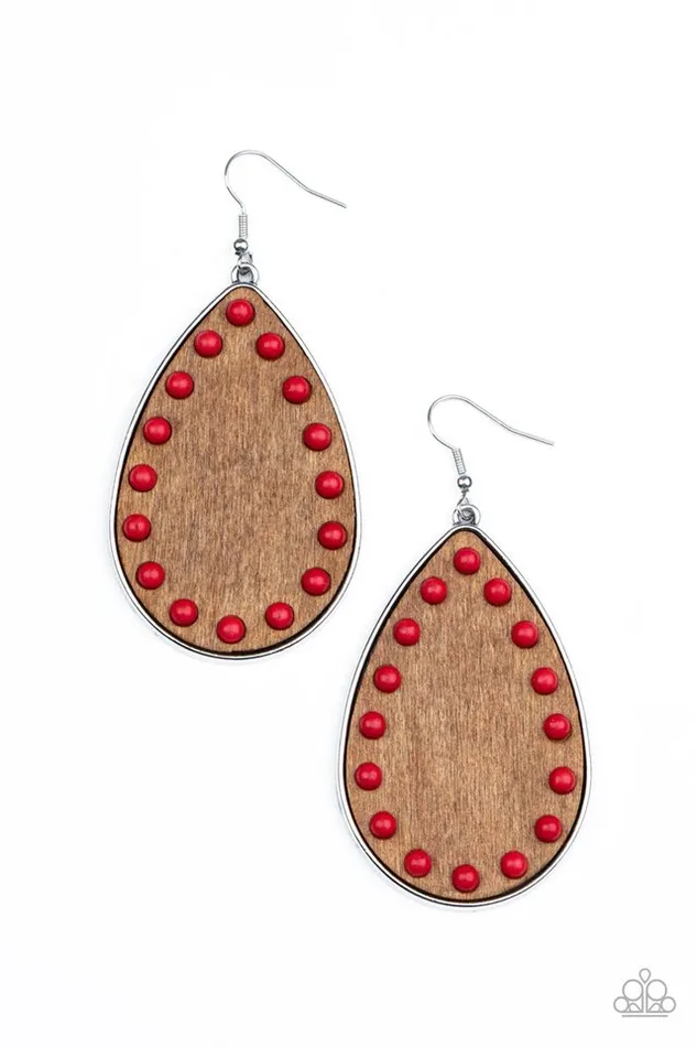 Paparazzi Earring Rustic Refuge Red Paparazzi Jewelry Earrings Paparazzi Earring Rustic Refuge Red Paparazzi Jewelry Earrings