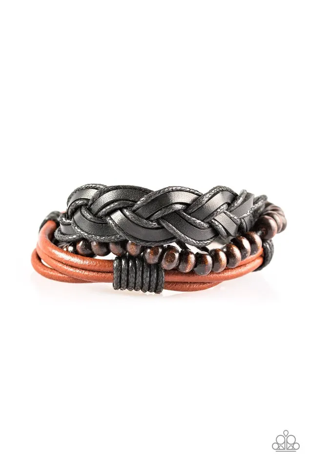 Paparazzi Jewelry Bracelets Paparazzi Bracelet Beachside Resort Brown