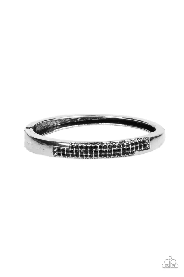 Paparazzi Jewelry Bracelets Paparazzi Bracelet ChartTopping Twinkle Black