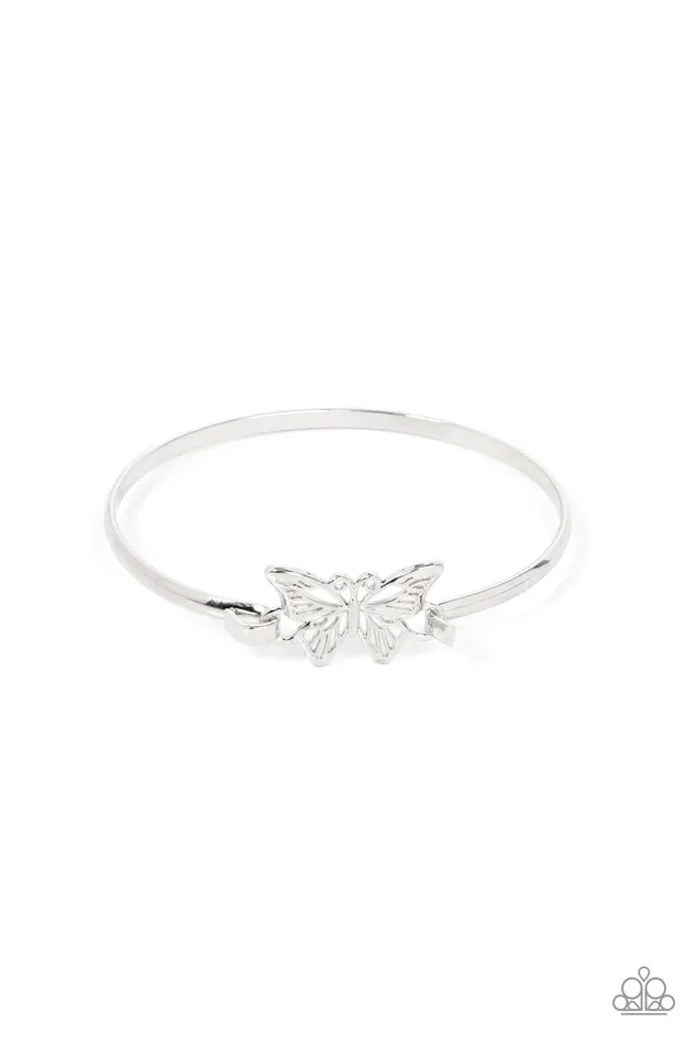 Paparazzi Jewelry Bracelets Paparazzi Bracelet Did I FLUTTER Silver