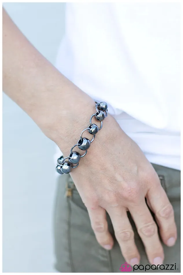 Paparazzi Jewelry Bracelets Paparazzi Bracelet Dont Take That Tone With Me Black