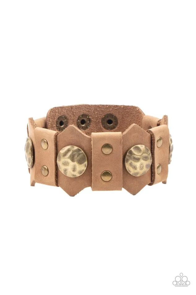 Paparazzi Jewelry Bracelets Paparazzi Bracelet Electrified Edge Brown Paparazzi Jewelry Bracelets Paparazzi Bracelet Electrified Edge Brown