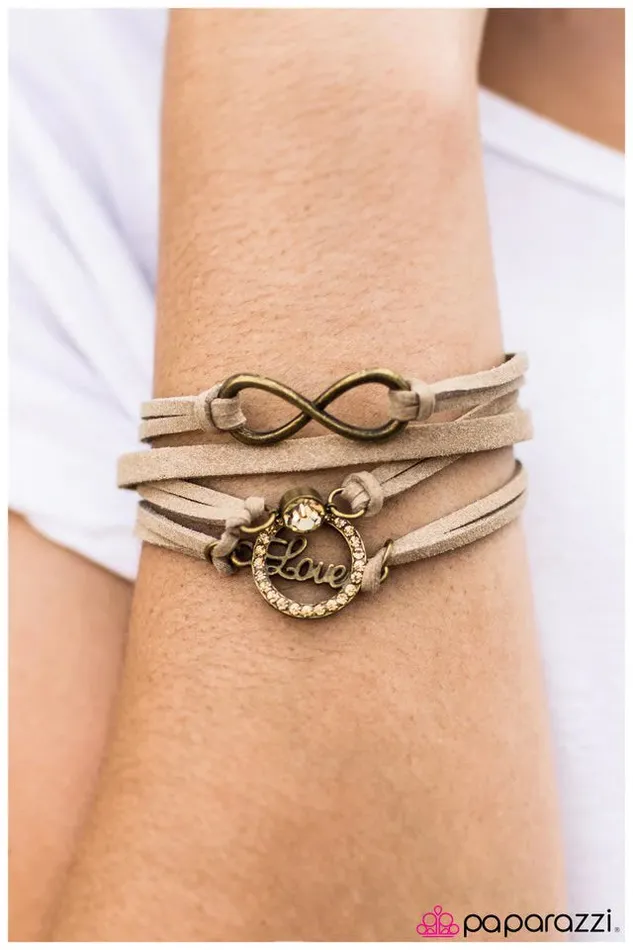 Paparazzi Jewelry Bracelets Paparazzi Bracelet I Will Always Love You Brown
