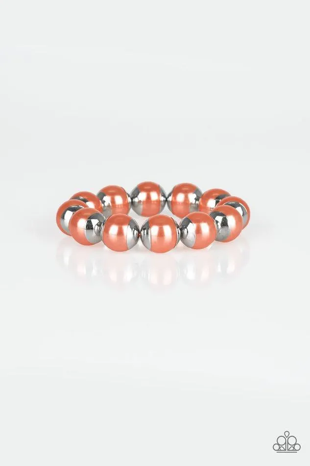 Paparazzi Jewelry Bracelets Paparazzi Bracelet One Woman ShowSTOPPER Orange