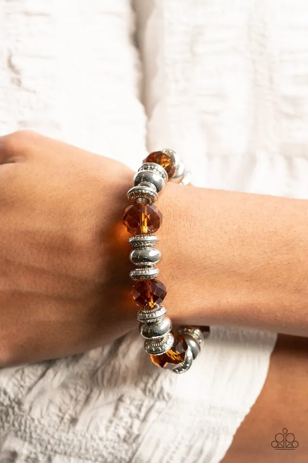 Paparazzi Jewelry Bracelets Paparazzi Bracelet Power Pose Brown