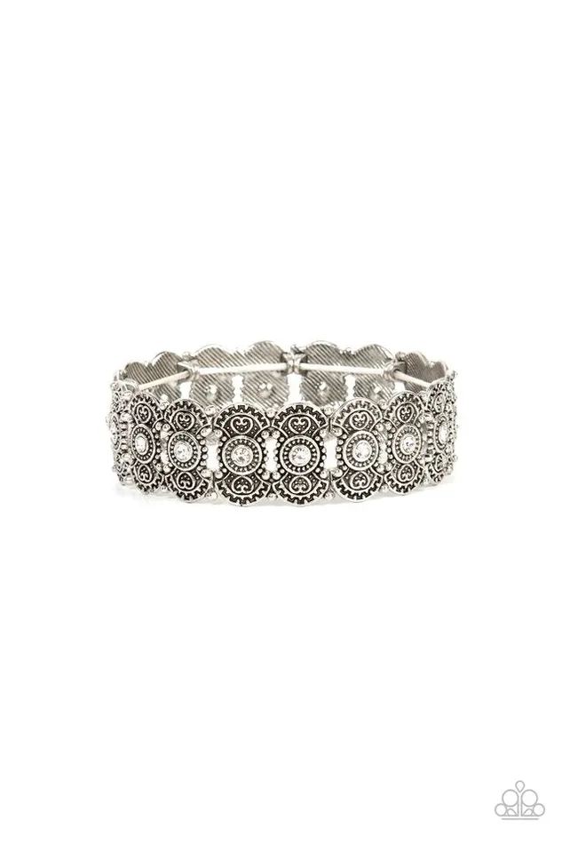 Paparazzi Jewelry Bracelets Paparazzi Bracelet Rapturous Romance White Paparazzi Jewelry Bracelets Paparazzi Bracelet Rapturous Romance White