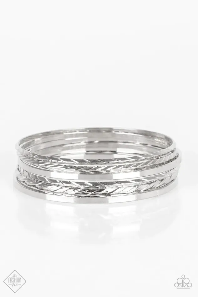 Paparazzi Jewelry Bracelets Paparazzi Bracelet Rumble In The Concrete Jungle Silver