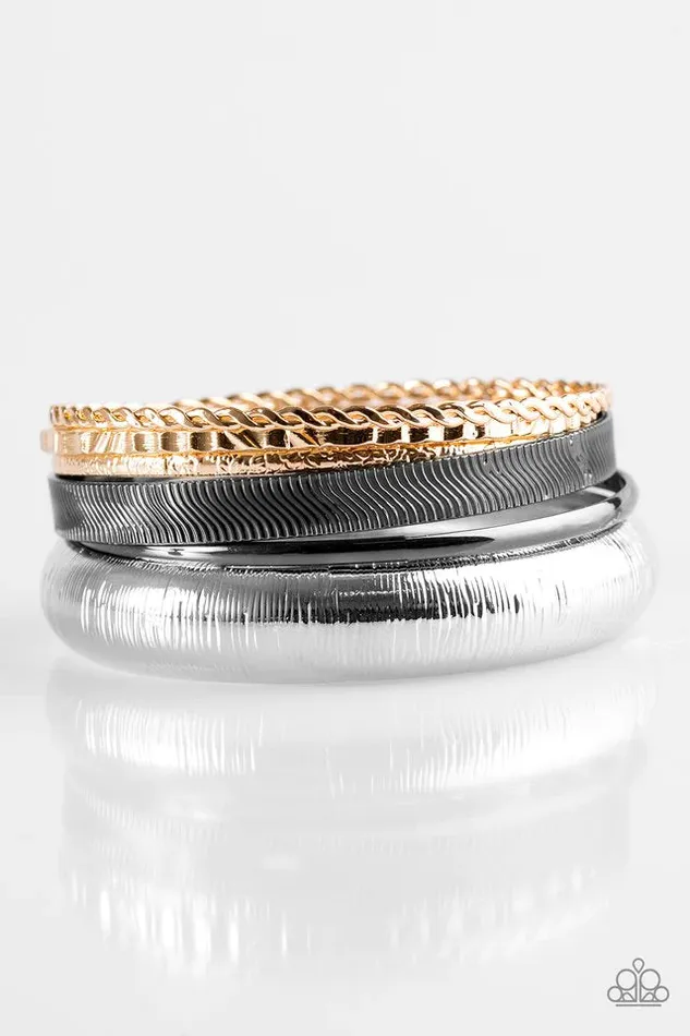 Paparazzi Jewelry Bracelets Paparazzi Bracelet Standout Shimmer Multi