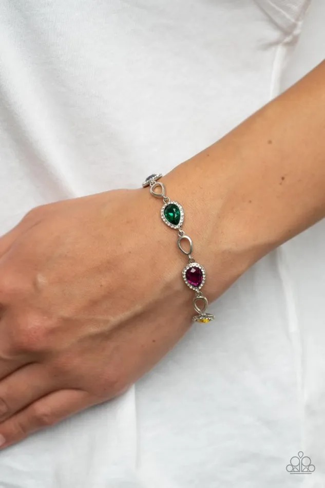 Paparazzi Jewelry Bracelets Paparazzi Bracelet Timelessly Teary Multi