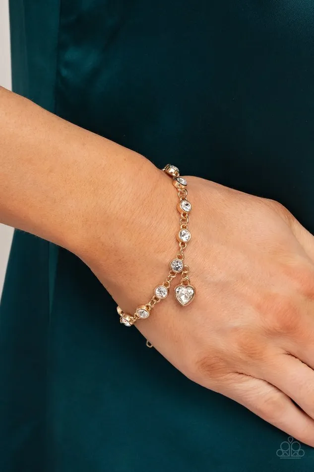 Paparazzi Jewelry Bracelets Paparazzi Bracelet Truly Lovely Gold