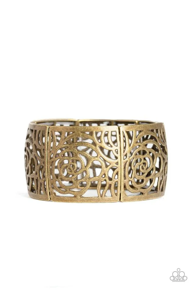 Paparazzi Jewelry Bracelets Paparazzi Bracelet Victorian Variety Brass