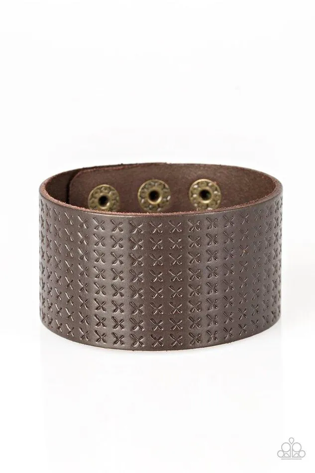 Paparazzi Jewelry Bracelets Paparazzi Bracelet Wild Wrangler Brown