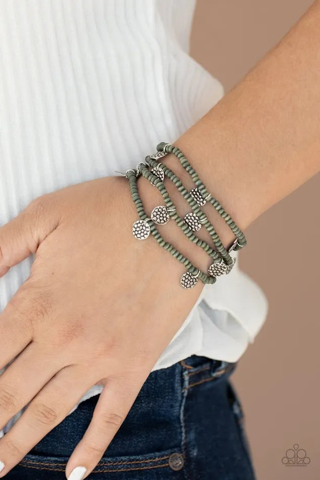 Paparazzi Jewelry Bracelets Paparazzi Bracelet WOODnt Count It Silver