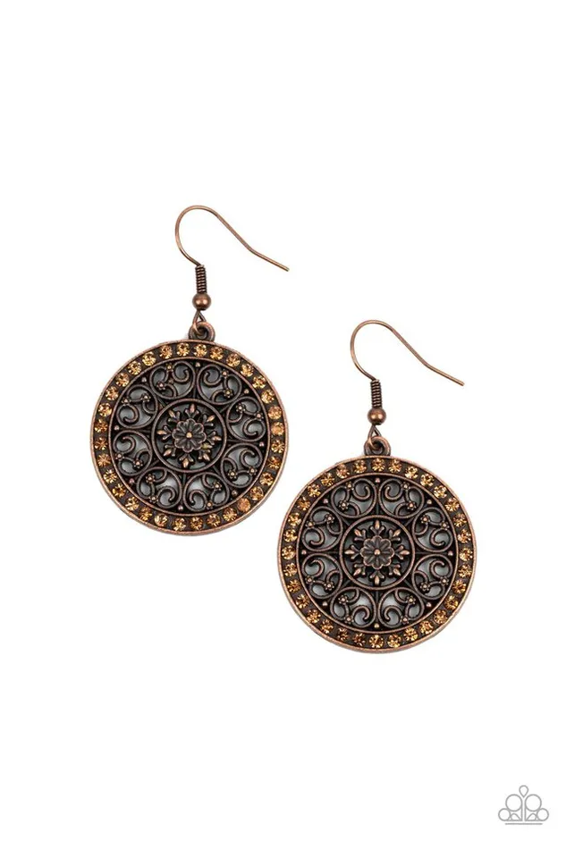 Paparazzi Jewelry Earrings Paparazzi Earring Bollywood Ballroom Copper Paparazzi Jewelry Earrings Paparazzi Earring Bollywood Ballroom Copper