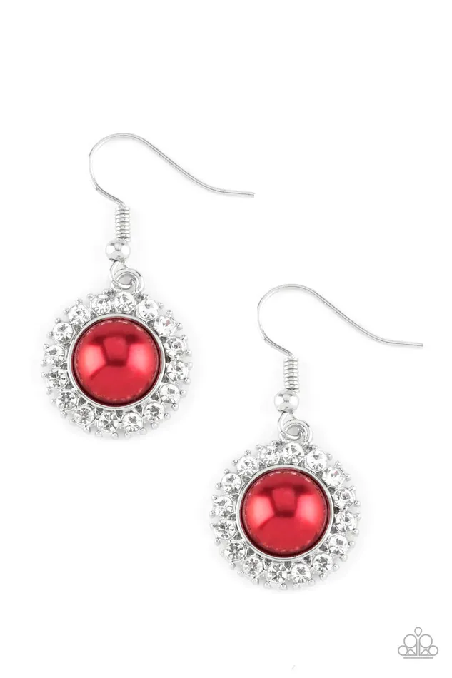 Paparazzi Jewelry Earrings Paparazzi Earring Fashion Show Celebrity Red