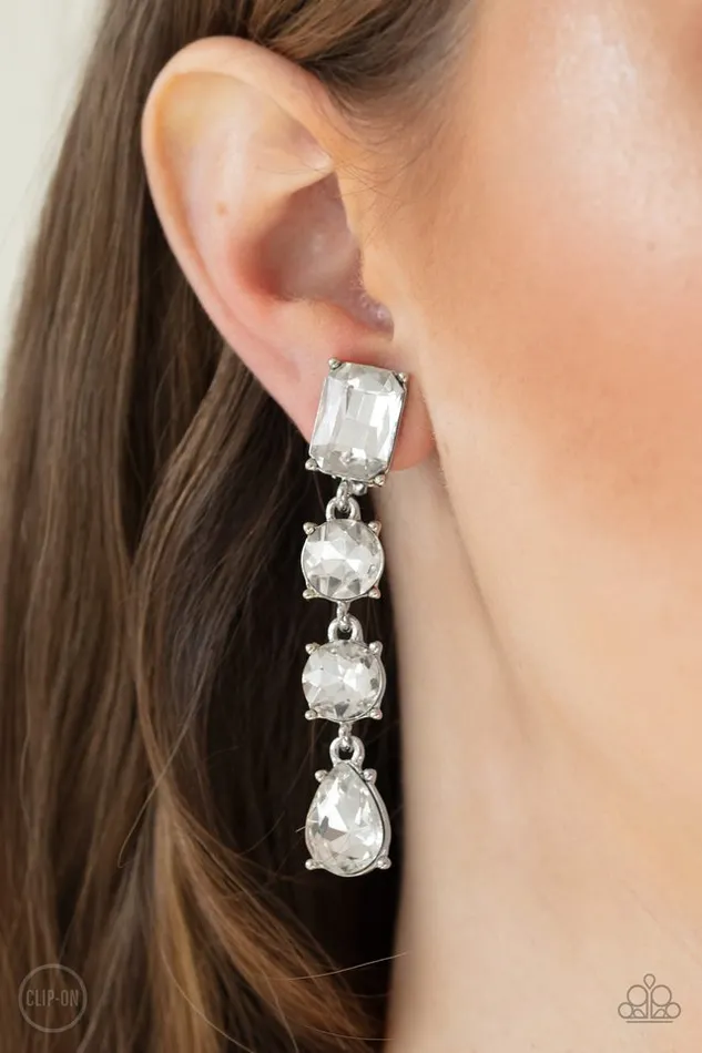 Paparazzi Jewelry Earrings Paparazzi Earring Make ALIST White