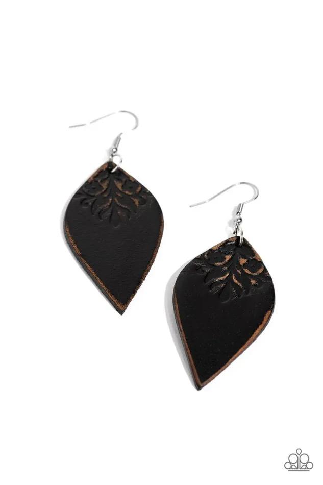 Paparazzi Jewelry Earrings Paparazzi Earring Naturally Nostalgic Black Paparazzi Jewelry Earrings Paparazzi Earring Naturally Nostalgic Black