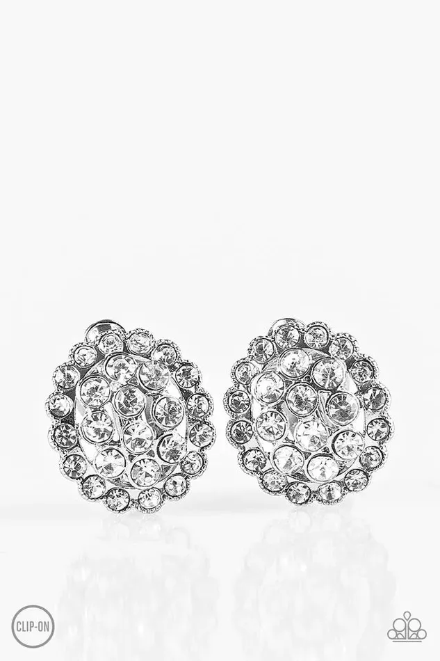 Paparazzi Jewelry Earrings Paparazzi Earring Runway Ready White