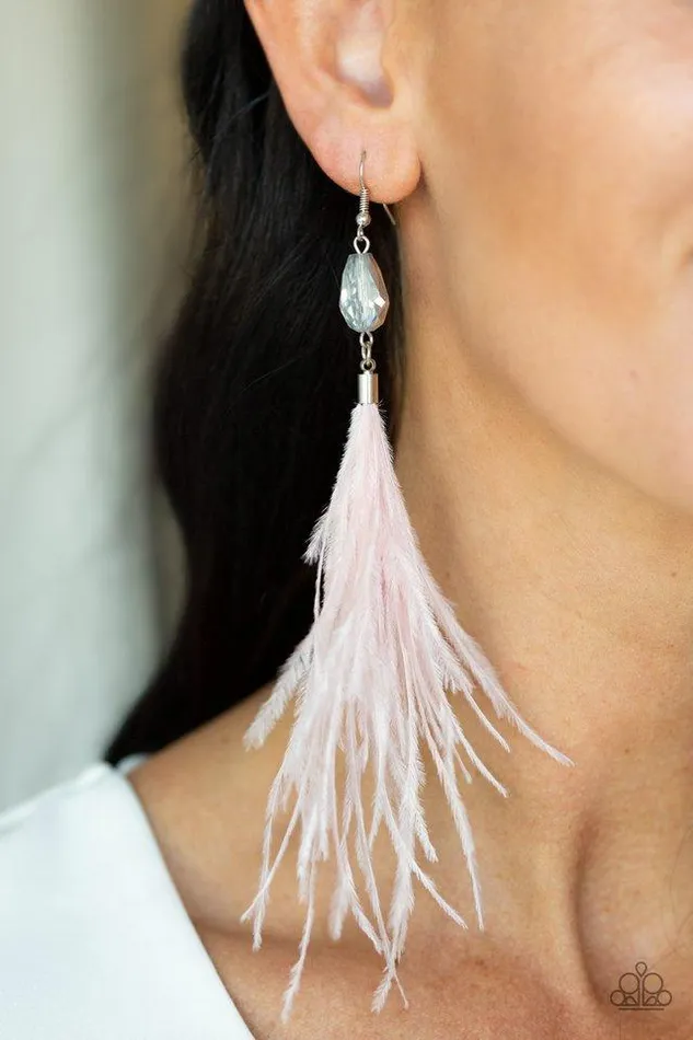 Paparazzi Jewelry Earrings Paparazzi Earring Showgirl Showcase Pink