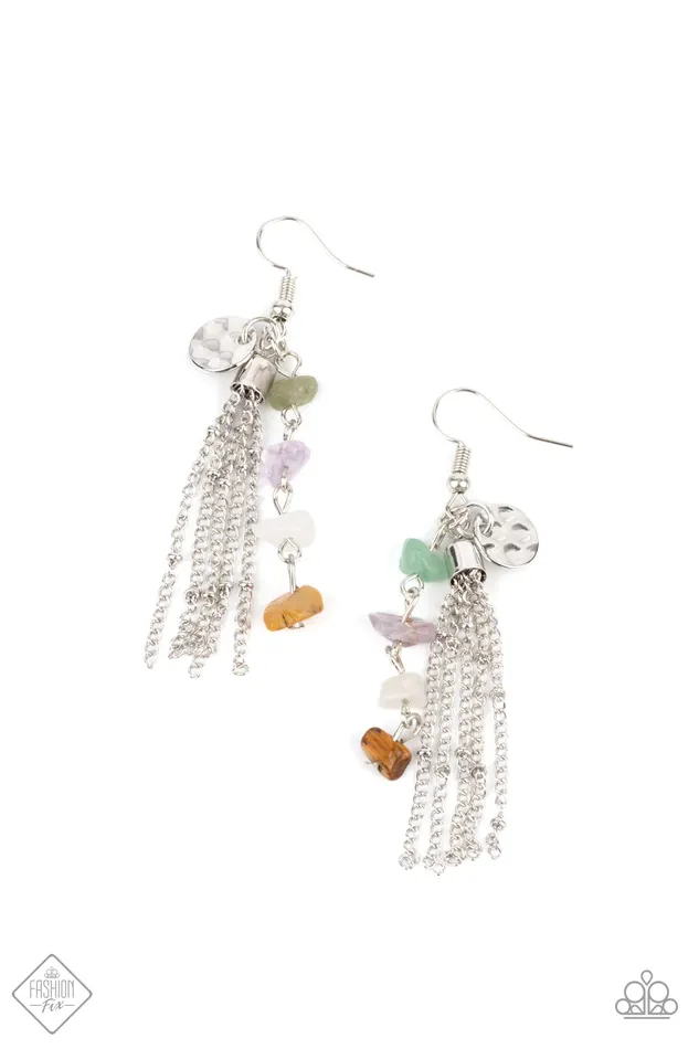 Paparazzi Jewelry Earrings Paparazzi Earring Stone Sensation Multi