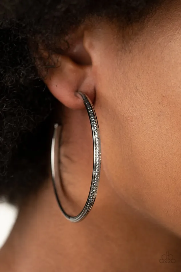 Paparazzi Jewelry Earrings Paparazzi Earring Sultry Shimmer Black