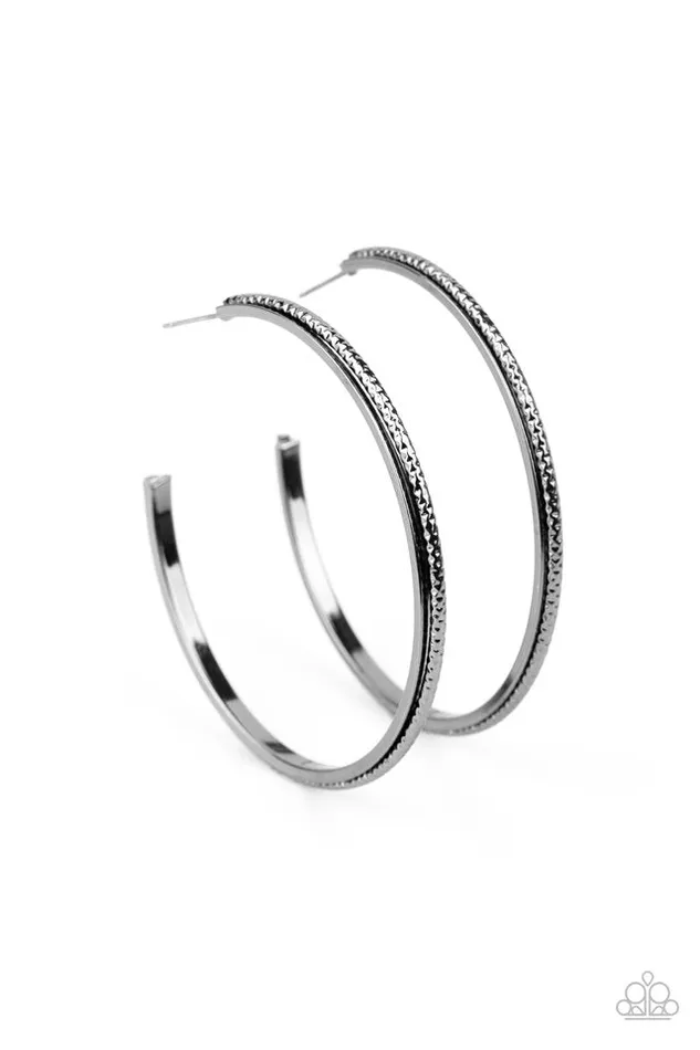 Paparazzi Jewelry Earrings Paparazzi Earring Sultry Shimmer Black