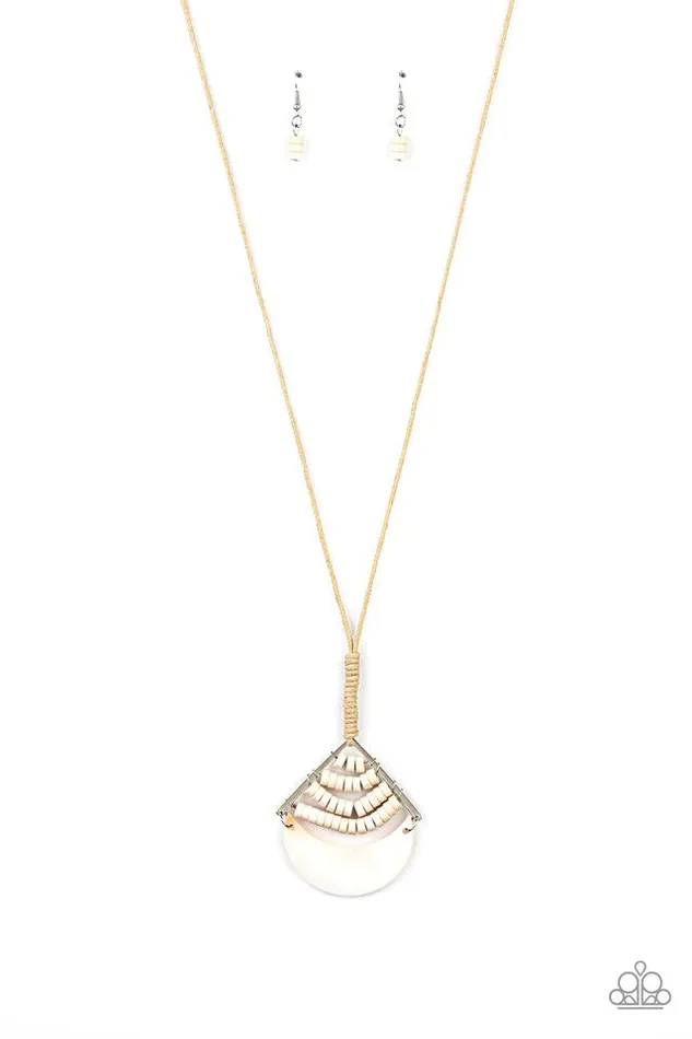 Paparazzi Jewelry Necklaces Paparazzi Necklace Beach Beam White