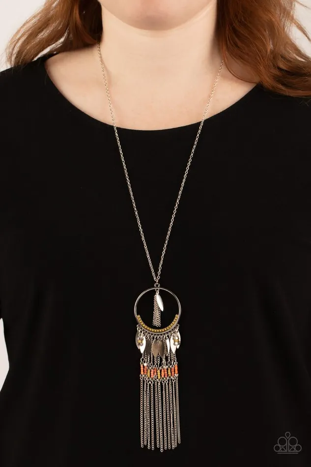 Paparazzi Jewelry Necklaces Paparazzi Necklace Dancing Dreamcatcher Multi