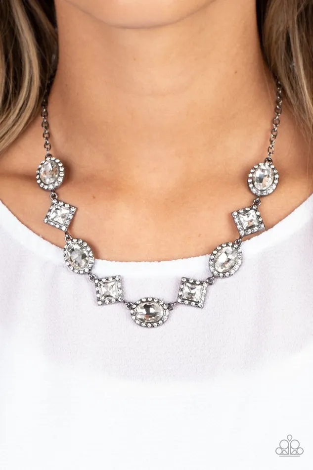 Paparazzi Jewelry Necklaces Paparazzi Necklace Diamond of the Season Black