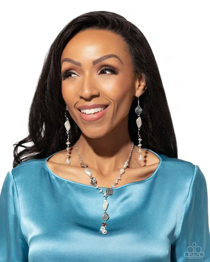 Paparazzi Jewelry Necklaces Paparazzi Necklace Executive Expression White Paparazzi Jewelry Necklaces Paparazzi Necklace Executive Expression White