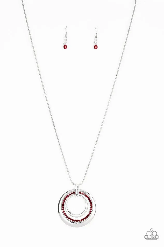 Paparazzi Jewelry Necklaces Paparazzi Necklace Gather Around Gorgeous Red