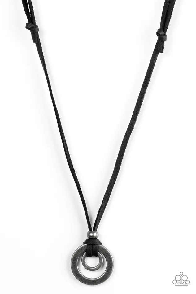 Paparazzi Jewelry Necklaces Paparazzi Necklace Get To High Ground Black