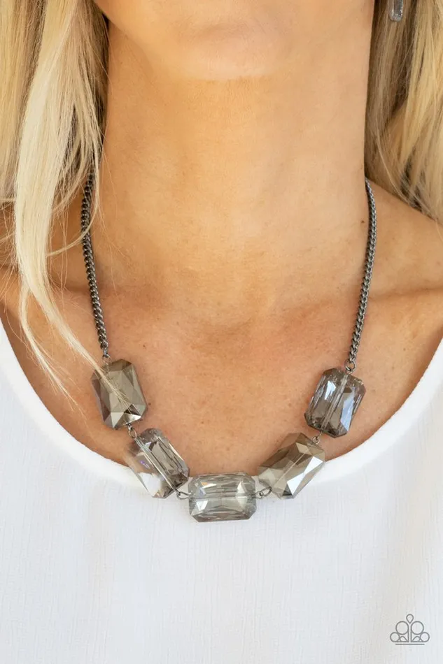 Paparazzi Jewelry Necklaces Paparazzi Necklace Heard It On The HEIRWaves Black