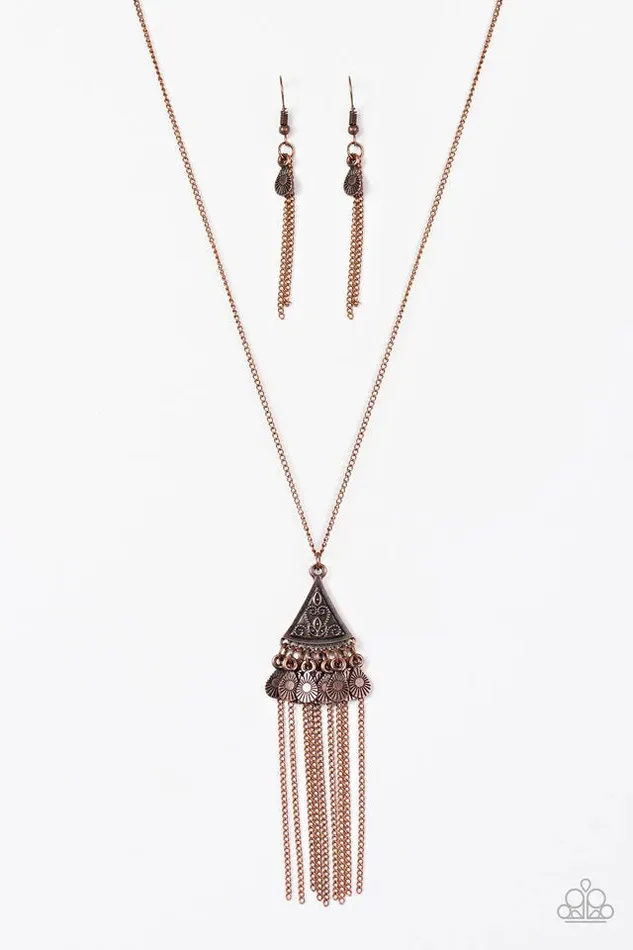 Paparazzi Jewelry Necklaces Paparazzi Necklace Incan Idol Copper