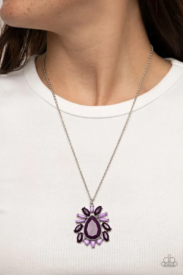 Paparazzi Jewelry Necklaces Paparazzi Necklace Indie Icon Purple