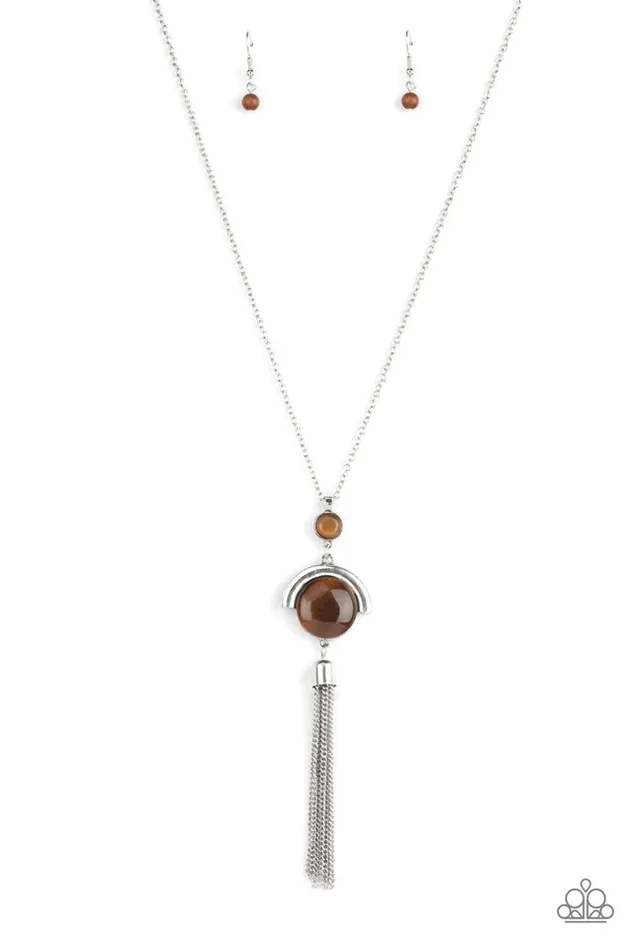 Paparazzi Jewelry Necklaces Paparazzi Necklace Lavishly Lucid Brown Paparazzi Jewelry Necklaces Paparazzi Necklace Lavishly Lucid Brown