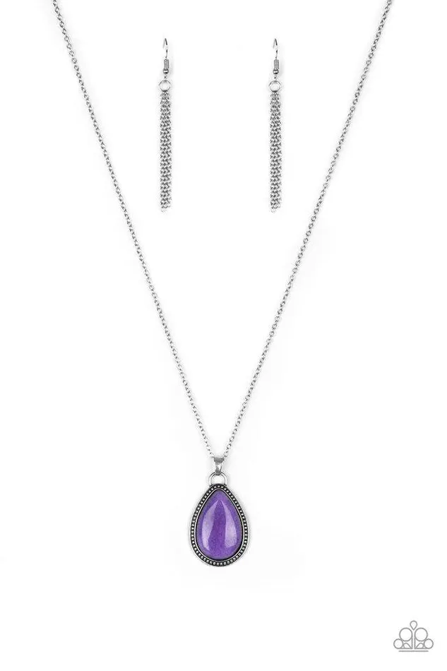 Paparazzi Jewelry Necklaces Paparazzi Necklace On The Home FRONTIER Purple