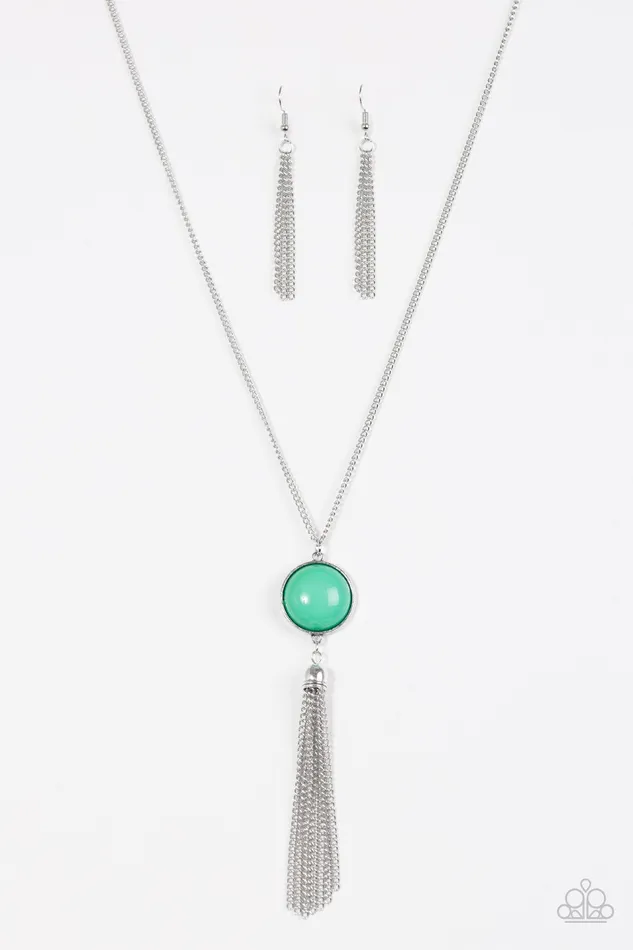 Paparazzi Jewelry Necklaces Paparazzi Necklace Pep In Your Step Green