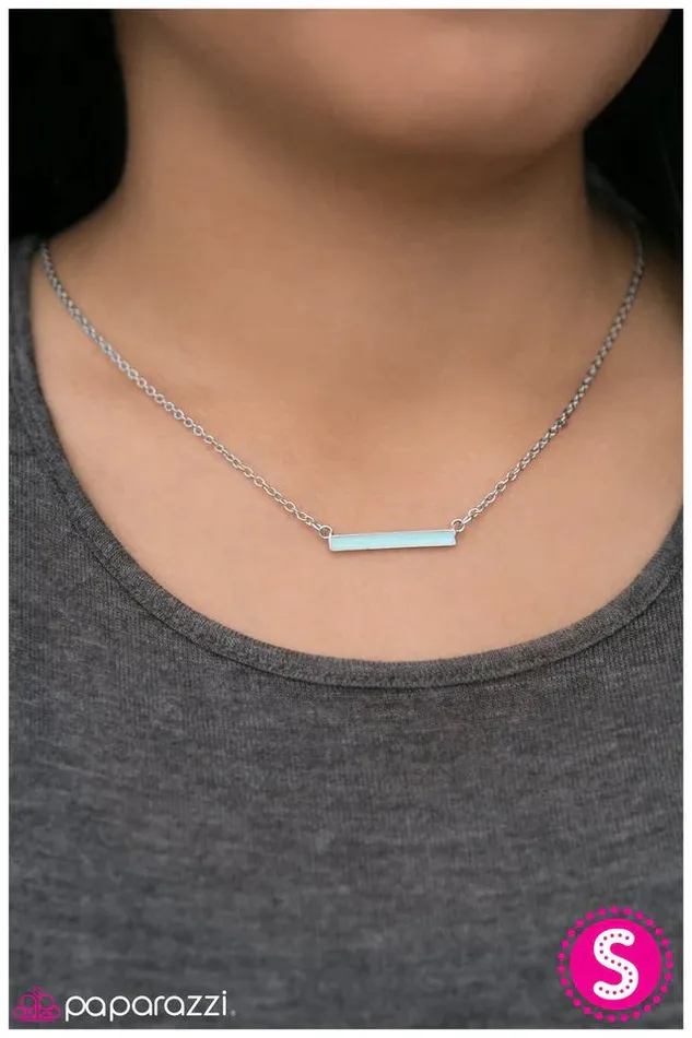 Paparazzi Jewelry Necklaces Paparazzi Necklace Plain and Simple Blue