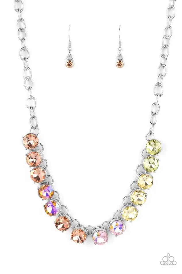 Paparazzi Jewelry Necklaces Paparazzi Necklace Rainbow Resplendence Orange Paparazzi Jewelry Necklaces Paparazzi Necklace Rainbow Resplendence Orange