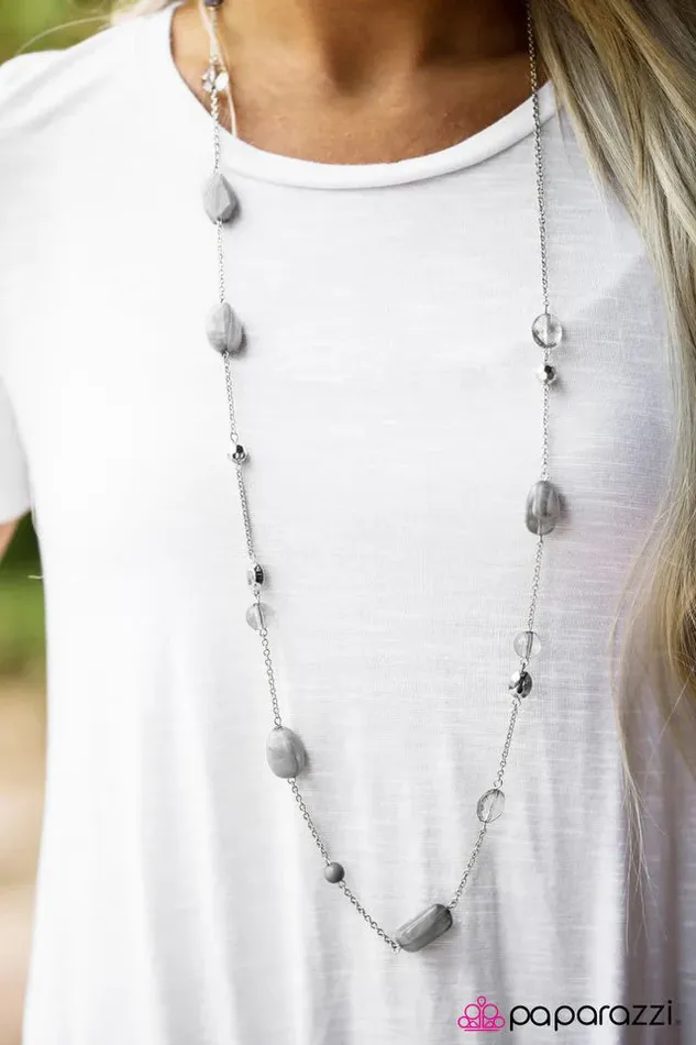 Paparazzi Jewelry Necklaces Paparazzi Necklace River Cruise Silver