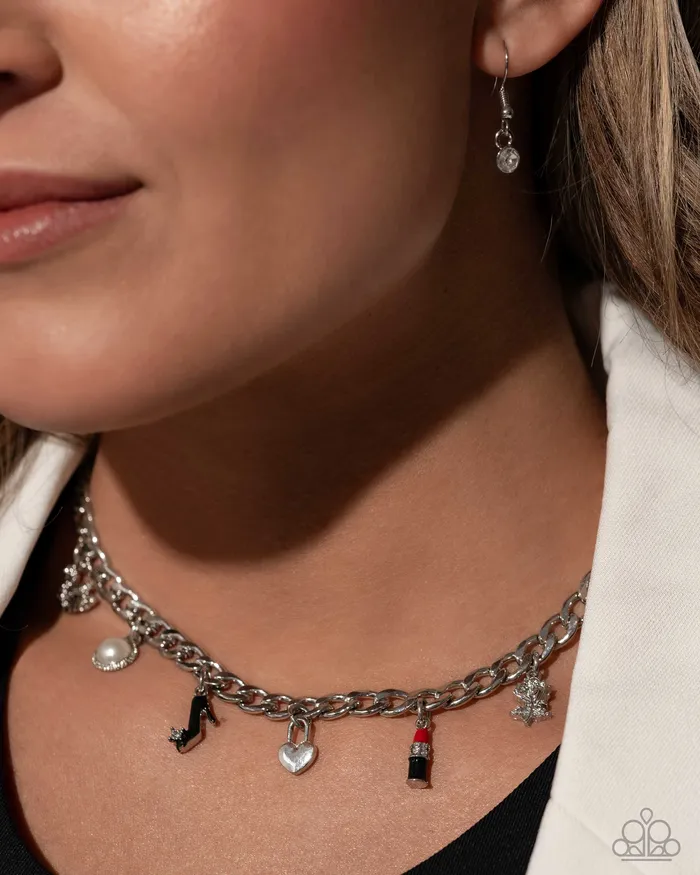 Paparazzi Jewelry Necklaces Paparazzi Necklace Shopaholic Slay Red