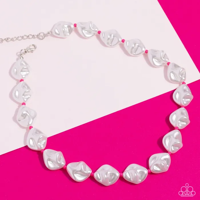 Paparazzi Jewelry Necklaces Paparazzi Necklace SHORE Enough Pink Paparazzi Jewelry Necklaces Paparazzi Necklace SHORE Enough Pink