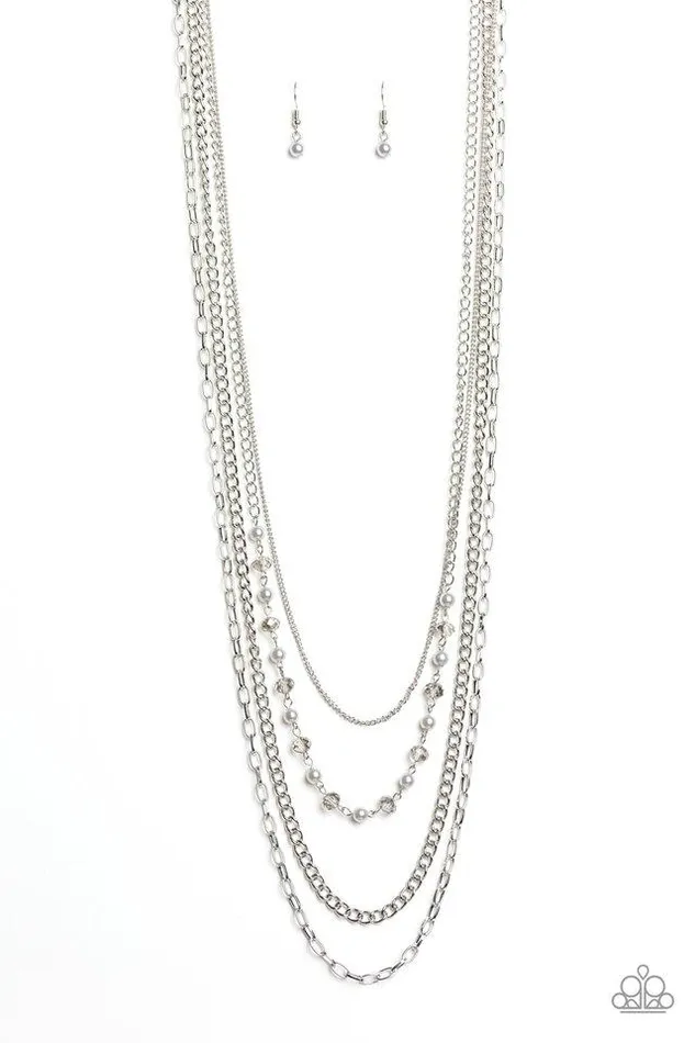 Paparazzi Jewelry Necklaces Paparazzi Necklace SoHo Sophistication Silver