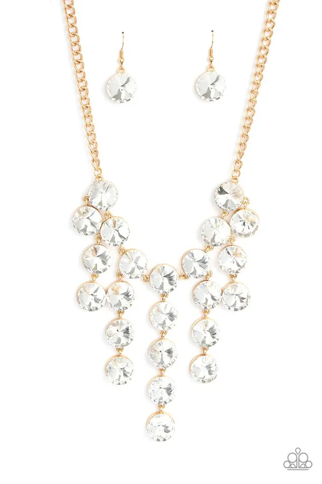 Paparazzi Jewelry Necklaces Paparazzi Necklace Spotlight Stunner Gold Paparazzi Jewelry Necklaces Paparazzi Necklace Spotlight Stunner Gold