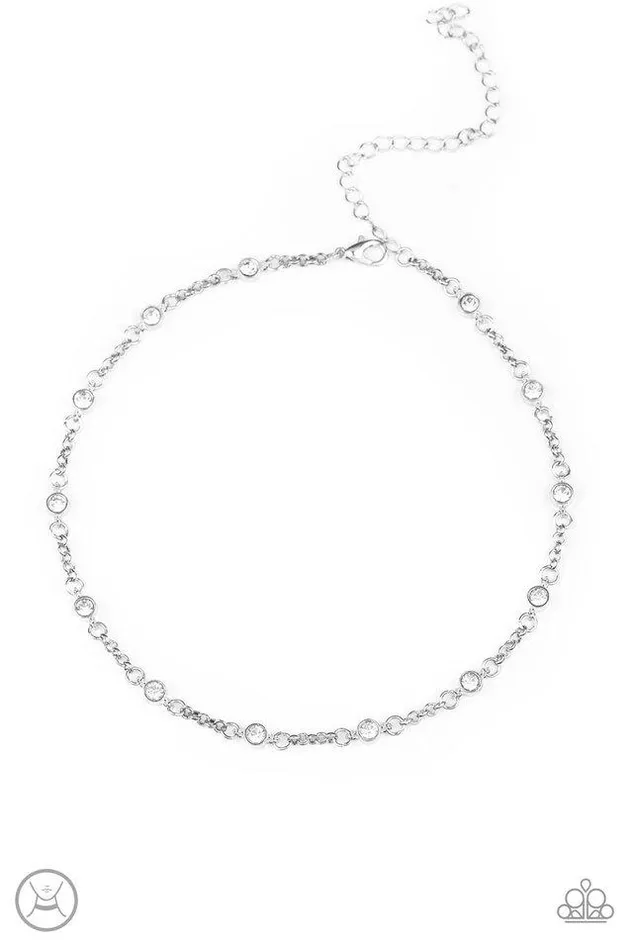 Paparazzi Jewelry Necklaces Paparazzi Necklace Stunningly Stunning White