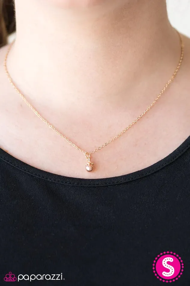 Paparazzi Jewelry Necklaces Paparazzi Necklace The World Is Your Oyster Brown