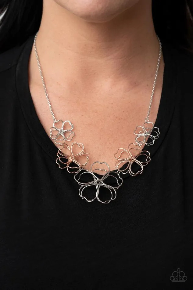 Paparazzi Jewelry Necklaces Paparazzi Necklace Time to GROW Silver